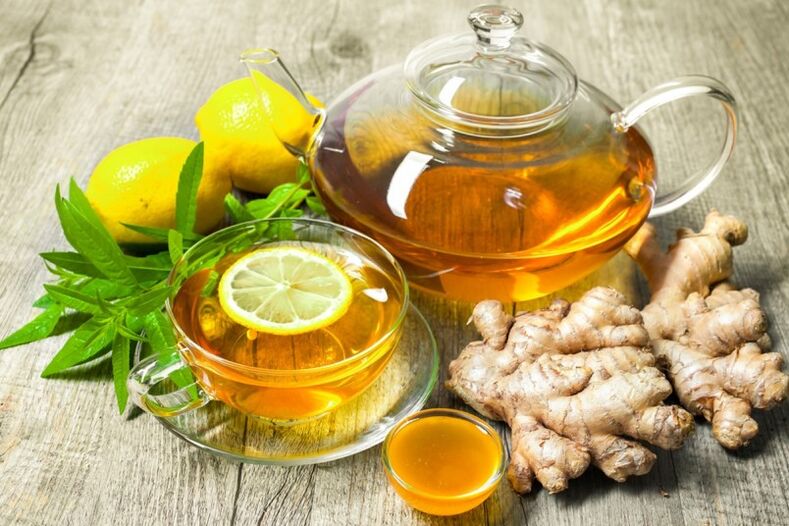 Tea with lemon and ginger will help to fix a man's metabolism